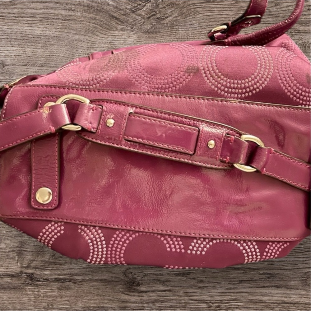 Rare Purple Coach purse - Picture 2 of 3